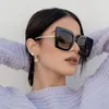 Sonnenbrillen für Damen, Vintage-Stil, Damen-Sonnenbrille, Damenmode, Luxus-Sonnenbrille, Outdoor-Sonnenbrille, trendige Damen-Übergröße, Farbblock-Designer-Sonnenbrille 1K9D16