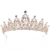 Haarspeldjes Glanzend Strass Luxe Bruiloft Kroon Hoofdbanden Voor Vrouw Bruiden Tiara's En Hoofdtooien Stijlvolle Veelzijdige Sieraden Y6U5