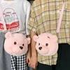 Totes Cute Doll Bear Lady Single Shoulder Bag 2024 Autumn and Winter Cartoon Plush Girl Change