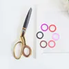 Dog Apparel 12 Pcs Silicone Ring Scissors Finger Protectors Handheld Silica Gel Rings Grips Inserts