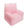 Monkiss Kids Couch fälls ut mjuka småbarnstolar, småbarn Armstolen Sängspel, gåva i 0-3 år, Pink Kitty