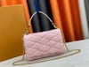 Tote bag Designer bag Luxury Shoulder Bags Woman handbag Crossbody bag Women Bag Lady bag Chain Bag Leather Womens Cross body bag Messenger bag Diamond Lattice Pink