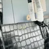 Shoppingväska Tygväskan handväska kohud clamshell chain insvept med metall logotyppåse full hud inuti och ut designer väska crossbody väska lady yl 600281