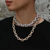 Hip Hop Designer Fine Jewelry Customization VVS Mosonite Cuban Chain Link 10mm Wide Hip Hop Sterling Silver 925 Miami Cuban Necklace for Men and Women