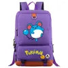 Mochila Raichu Charizard Meninos Meninas Crianças Escola Sacos Mulheres Bagpack Adolescentes Canvas Homens Laptop Viagem Estudante