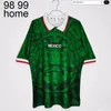 Meksika Retro Futbol Formaları 1986 1995 1998 2006 2010 Vintage Top Tayland Jersey Kaleci Üniformaları Blanco Futbol Gömlek Nakış Logosu Camiseta Futbol