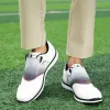 Skor Nya herrargolfskor Bekväma nonslip Casual Golf Training Sneakers Spikeless Golf Sneakers Men's Walking Training Shoes