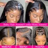 13X4 Lace Frontal Human Hair Glueless Wig Straight Lace Front Human Hair Perücken für Frauen Transparen Human Hair Lace Frontal Wig