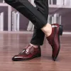 Boots 2020 High Quality Italian Leather Shoes Men Fashion Business Shoes Casual Shoes Pointed Toe Shoes Wedding Flat Dress Party Shoes