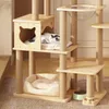 Accesorios de escalada Rascadores para gatos Tablero de torre de árbol Ahorro de espacio Rascadores para gatos altos Estante Rascadores De Gato Suministros para gatos MR50CS 240309