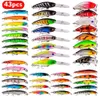 Fishing Lure Set Hard Bait Mini Minnow Floating Swing Crankbait Crazy Wobblers Artificial Bionic Crank Lures 240312