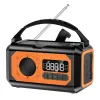 Radio 12000mah Mémoraire d'urgence Radio Radio Lampe solaire Hand Crank AM / FM / NOAA Météo Radio Reading Lampe Sos Alarme pour le camping en plein air