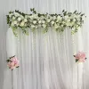 100cm DIY WEADL WEALL WEALL SOUNMEMENT ZAPROŚCIWY PIEONET ROSE ROTE ROSE CHEIDICICAL ROW Dekoracja Weddna Łuk Arch