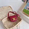 Luxury Designer Handbags Kids Children PU Leather Shoulder Bag Lovely Baby Girls Mini Chain Coin Purse Cute Princess Crossbody Bags Small Wallet