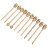 Spoons 10 Pcs Syrup Stirring Rod Honey Can Accessory Wooden Stick Jam Household Tableware Dipper Wand