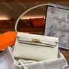 Moda de alta qualidade bolsa feminina fivela de bloqueio bolsa de ombro design luxuoso e alça de ombro destacável cor sólida 27.5cm