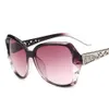 Солнцезащитные очки, модные квадратные солнцезащитные очки, женские элитные брендовые большие фиолетовые солнцезащитные очки, женские зеркальные очки, женские Óculos De Sol FemininoL2403