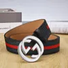 With box AAAAAA Fashion 34 colors Classic Men Designer Belts Womens Mens Casual Letter Smooth Buckle Luxury Belt Width 3.8cm top quality