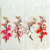 Dekorativa blommor Simulerade Wintersweet Flower Artificial Buquets Red Plum Diy Chinese Wedding Arrangement Garden Party Decorations