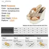 Dress Shoes Dress Shoes Slippers New Wedges Women 14.5CM Fashion Cross Band Straw Rope Weaving Platforms High Heels Handmade Thick Bottom Sandals ZP8W H240321