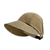 Wide Brim Hats Sunscreen Hat Empty Top Ventilate Protection Mask Hook Design Foldable Outdoor Fishing Cycling Sun