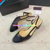 Channel Dames Slingbacks Sandaalkettingen Ballet Flats Schoenen Espadrilles Sandalen Dames Feest Trouwjurk Schoenen Dikke Hoge Hakken Slipper Pumps Loafers 614