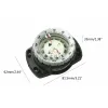 Compass 448D Waterproof Luminous Dial Portable Diving Navigation Durable Wrist Strap Wristband Sighting