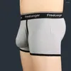 UNDUPTS Sakinsiz Bulge Nefes Alabaş Panties Modal Erotik iç çamaşırı Erkekler U Pouch Briefs Boxer Shorts Inside Sexy Boxershorts