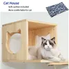 Shees, Furniture Shees and Perches Wall, Climbing Shelf Playground Set, Scratching Post with Ladder, Cat Condo House for Indoor Wall Mounted