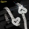 Wholesale 14k Gold Plated Silver 925 Fine Jewelry Bracelets Bangles Iced Out Cz Cuban Link Chain Personalized Gifts