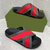 Designer Sandaler Summer Beach Flat Bottomed Rubber Luxury Sliders Pool Anti Slip Slippers Mens Women Fashion Shoe With Box