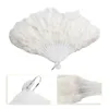 Decoratieve beeldjes Halloween Ball Feather Crafts Fleece Fan Show Burlesque 21 Flapper Wedding Ladies Fancy Dress Hand Hand Soft Soft