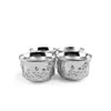 Teaware set Silver Tea Set Chinese Style Domestic Luxury High-End Creative Anti-Drop Teapot