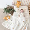 Baby Winter Deken voor Winkelwagen geboren Inbakeren Kinderwagen Cover Baby Luier Gooi Deken Fleece Beddengoed Accessoires BedQuilt 240311