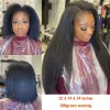 Extensiones Yaki Pre Bonded Keratin Nail I Tip Extensiones de cabello humano 1030 pulgadas Brasileño Remy Kinky Straight Fusion Hair para mujeres negras