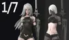 Anime Manga Set figuren met hars NieR Automata A2 twee kapsels twee soorten buik 1/7 ongeverfde harsset garage Model GK 240319