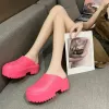 Pantoufles à plateforme épaisse pour femmes, semelle épaisse, pantoufles de plage gucci gg guccir guccic guccis, sandales ajourées à bout fermé, chaussures de vacances, diapositives légères