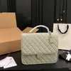 Rugzak 22k Tas Schouder Lakleer Postbode Tassen Mode Klassieke Handtas Cc Toast Caviar Designer Zwart Roze Wit Luxe Handtassen