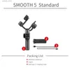 Stabilizatory Zhiyun gładkie 5 gładkie 3-osiowe 3-osiowe mobilne uniwersalne staw-staw stabilizator odpowiedniego dla iPhone'a/Samsung // Smartfony kamery akcji Q240319