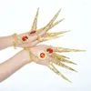 Bracelets à maillons 1 pièce, Bracelet de doigt thaïlandais pour fille, bijoux dorés de danse du ventre