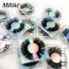 Eyelashes Messy 5D 8D Mink Lashes Bulk Wholesale Fluffy 2225MM Mink Eyelashes Box Package Supplies Makeup Handmade False Eyelashes Vendor