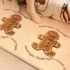 Tapijten Kersttapijten Slaapkamertapijt Kunst Kasjmier Vloermat Antislip Nachtkastje Esthetische Gingerbread Man Kamerdecoratie