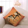 Qualité originale Style nordique taie d'oreiller tête d'animal Portrait canapé housse de coussin bureau voiture coton lin imprimé taie d'oreiller Pillows Covers