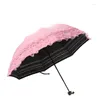 Umbrellas Designer Shade Lace Umbrella Sun Luxury Wedding Girls White Uv Protection Outdoor Porte Parapluie Rain Gear GXR35XP