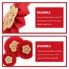 Dekorativa figurer Kinesiska år Ornament Paper Fan Flower Wedding Decorations Fans