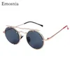 Emosnia Luxury Vintage Brand Ladies Fashion Black Sunglasses Men Classic Round Outdoor Sun Glases UV400 Gafas16793008