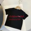 Zomer T-shirt met korte mouwen Designer voor jongens meisjes Puur katoenen kleding Zomer Letters Halve mouwen Kid Tops Modekleding 90-160 cm