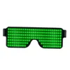 Электронные очки со светящейся светодиодной подсветкой, карнавальный реквизит на день рождения