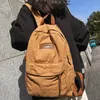 Cool Girl Boy Canvas Green Laptop Student Bag Trendy Women Men College Female Backpack Male Lady Travel Fashion 240313