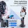 Stabilizzatori AXNEN 360 Stabilizzatore giunto universale rotante Autoritratto Face Tracking Desktop utilizzando l'otturatore remoto per acquisire video in tempo reale Tiktok Q240319